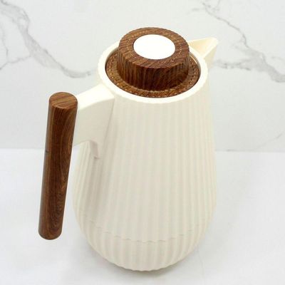 Garrafa Térmica De Mesa Morden White Leite Café Chimarrão 1l