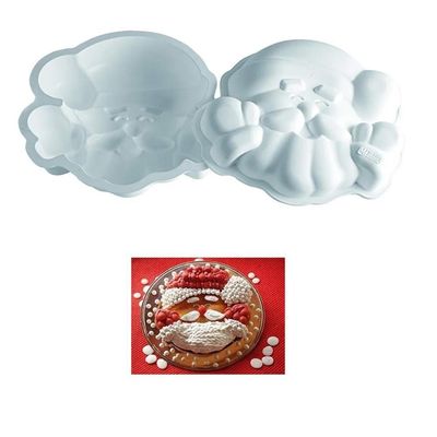 Molde De Silicone Papai Noel Natal Santa Claus Silikomart