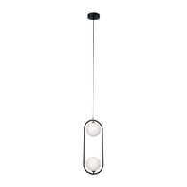 Lustre Pendente Quality Cadre 1334 G9 Bivolt Preto Branco