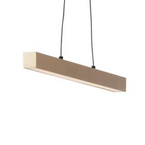 Lustre Pendente Newline Fit Led 725 Bivolt Dourado 3000k Luz Amarela