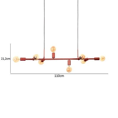 Lustre Pendente Quality Spine 1607 E27 Bivolt Cobre