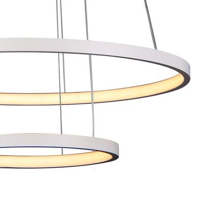 Lustre Pendente Quality Montreal 1301 Led Bivolt Branco