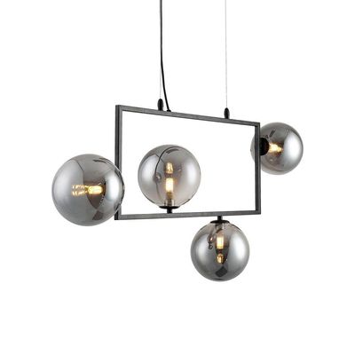 Lustre Pendente Nordecor Modular Jabuticaba 2380 Preto G9 Bivolt