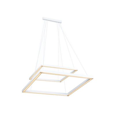 Lustre Pendente Newline Fit Led 748 Bivolt Branco 3000k Luz Amarela