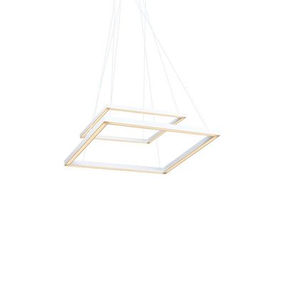 Lustre Pendente Newline Fit Led 748 Bivolt Branco 3000k Luz Amarela