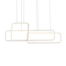 Lustre Pendente Quality Recto 1446 Led Bivolt Branco