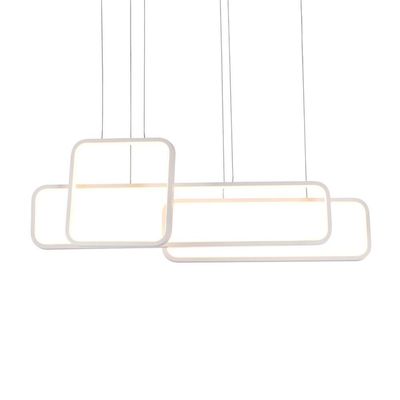 Lustre Pendente Quality Recto 1446 Led Bivolt Branco