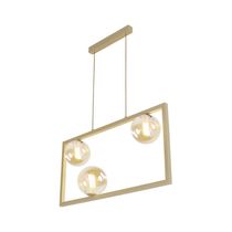 Lustre Pendente Quality Orbit Ii 1556 Dourado G9 Bivolt