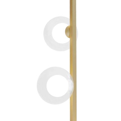Lustre Pendente Quality Orbit 1530 Dourado Transparente G9 Bivolt