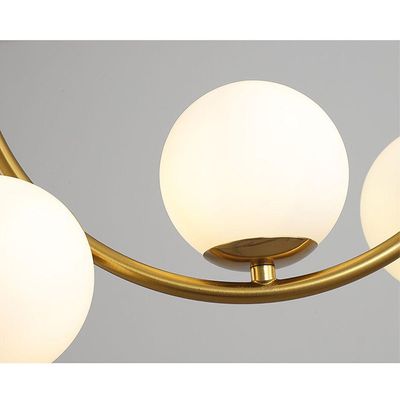 Lustre Luminaria Pendente Meia Lua Luxo Cozinha Sala Quarto Recepçao Comercial Residencial