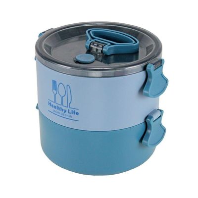 Pote Marmita De 2 Andares 1600ml Concept Azul