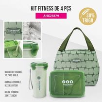 Kit De Marmita E Garrafa Elementos Jacki Design-analise Verde