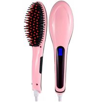 Escova 230c Alisadora Eletrica Visor Magic Hair Pink