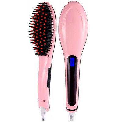 Escova 230c Alisadora Eletrica Visor Magic Hair Pink