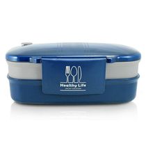 Pote Marmita De 2 Andares 1200ml Concept Mais Azul