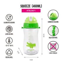 Garrafa Infantil 460ml Jacki Design - Pimpolhos Verde