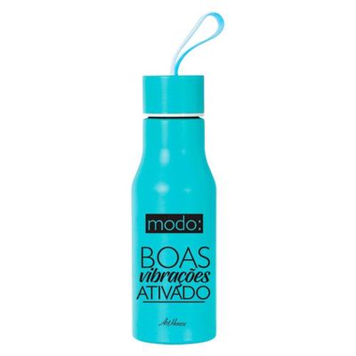 Garrafa Inox 460Ml Com Frase - Art Brink