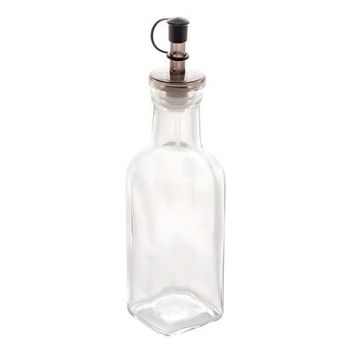 Kit 2 Garrafas Para Azeite De Vidro Com Tampa Lyor 200ml