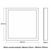 Painel De Led Frameless Quadrado Embutir/sobrepor 32w Bivolt Taschibra 4000k Luz Neutra