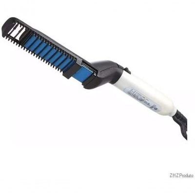 Chapinha Prancha Barba Escova Quente Masculina Barba Bivolt Bivolt