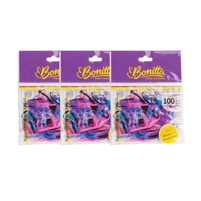 Elastico Colorido Bonitta Pacote Com 100 Unidade