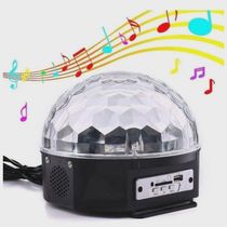 Bola Maluca Iluminação Para Festa Dj Balada Globo De Luz Laser - Bluetoothc