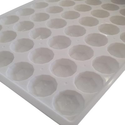 Forma De Gelo Diamante Decorativo 60 Cavidades Branco Drink