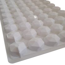 Forma De Gelo Diamante Decorativo 60 Cavidades Branco Drink