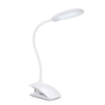 Luminaria De Mesa Led Touch Articulavel Para Escritorio Leitura Com 3 Niveis De Luz Com Clip Garra
