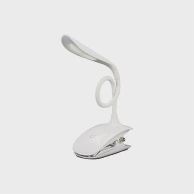 Luminaria De Mesa Led Touch Articulavel Para Escritorio Leitura Com 3 Niveis De Luz Com Clip Garra