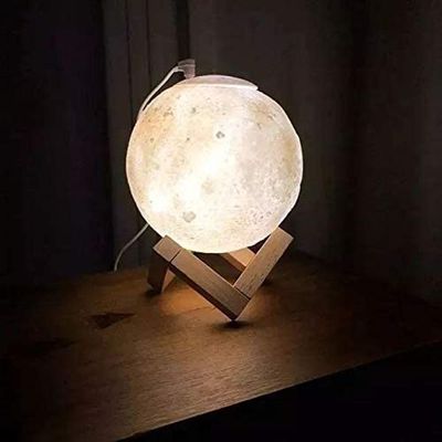 Difusor E Aromatizador Elétrico Luminária Lua 3d Lua