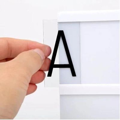 Luminária Palavras Letras Light Box Cinema Letreiro Led