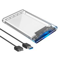 Case Transparente Hd Externo 2.5 E Sata Ssd Usb 3.0 Exbom