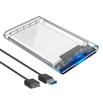 Case Transparente Hd Externo 2.5 E Sata Ssd Usb 3.0 Exbom