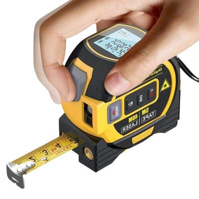 Trena Digital Visor Lcd Multifuncional Medição Laser 40m