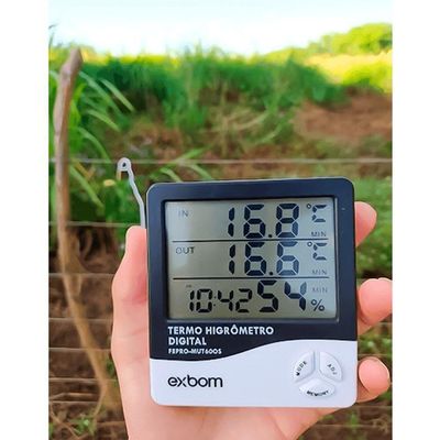 Termômetro Higrômetro Digital Medidor De Temperatura Termo