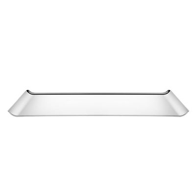 Bandeja Tramontina Quadrata Retangular Em Aço Inox Alto Brilho 38x17 Cm