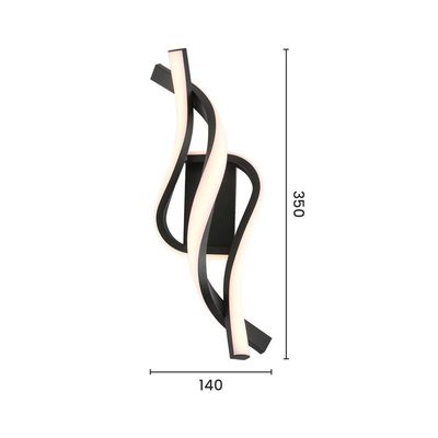 Arandela Sindora Dcb03268 Led Preta Bivolt