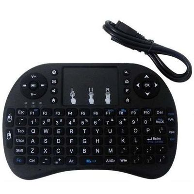 Mini Teclado + Touchpad Mouse Sem Fio P/ Smart Tv Pc Noteboo