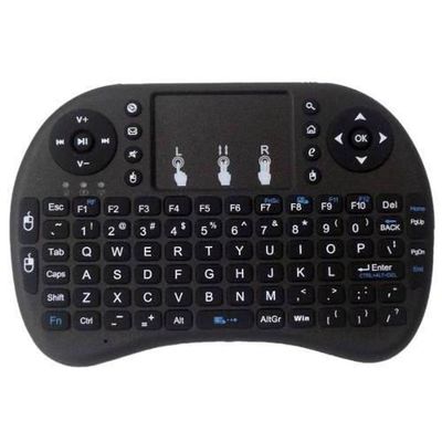 Mini Teclado + Touchpad Mouse Sem Fio P/ Smart Tv Pc Noteboo