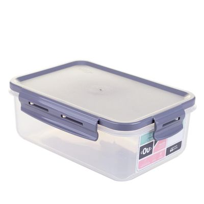 Pote Retangular 1280ml Ou Click CL3100 Cinza