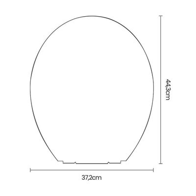 Assento Sanitário Plástico Astra Tpk-as Almofadado Branco