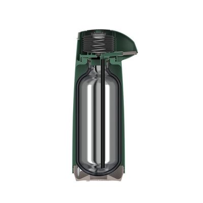 Garrafa Térmica Tramontina Exata Em Plástico Verde Com Ampola De Vidro 1,8 L
