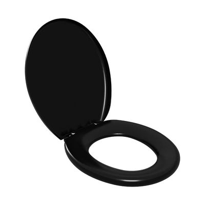 Assento Sanitário Plástico Astra Tpk-as Almofadado Preto
