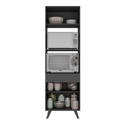 Paneleiro 2 Portas Para Forno E Microondas Mp3679.895 Preto
