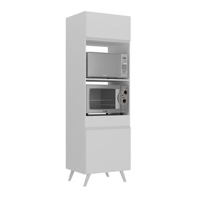 Paneleiro 2 Portas Para Forno E Microondas Branco