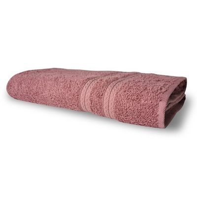 Kit Com 4 Toalhas De Banho 430g/m² Grande Grossa 80x150cm Itália Soft - Rosê