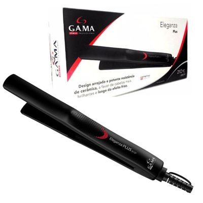 Kit Gama Chapinha Prancha Alisadora + Escova Secador Modelador Bivolt