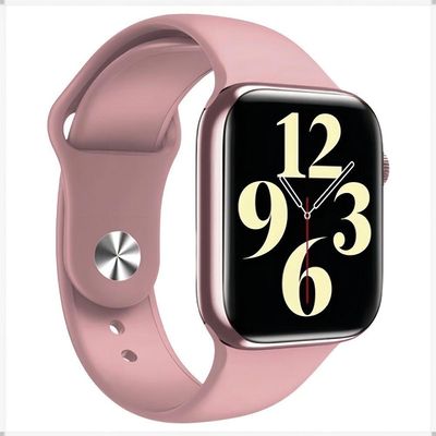 Relógio Inteligente Smartwatch W26 Tela Infinita Rosa Android Ios