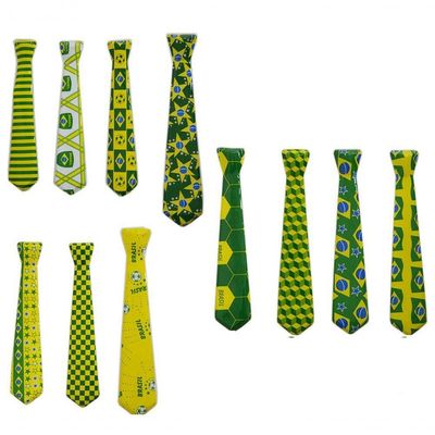 Gravata Brasil Kit 36 Unid Carnaval Copa Do Mundo Jogo